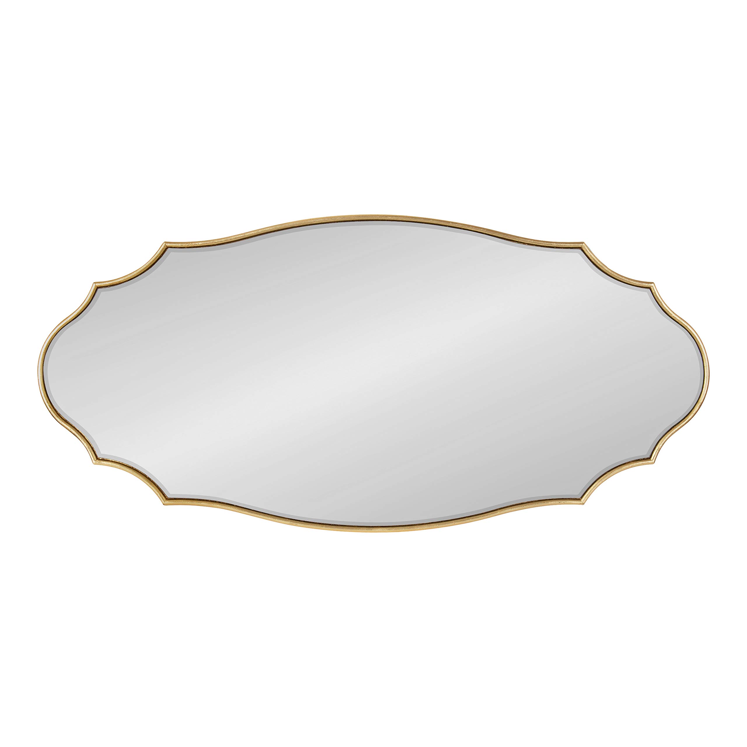 Amazon.com: Kate and Laurel Leanna Modern Scalloped Wall Mirror